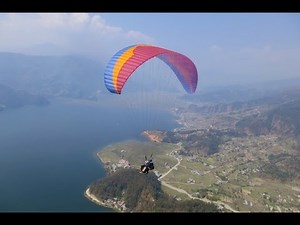 Paragliding in Pokhara, Nepal