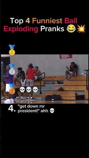 Top 4 Funniest Ball Exploding Pranks EVER! You won't believe #2 #funnyshorts #pranks #topmoments