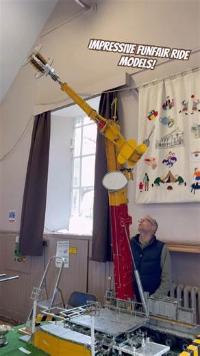 Impressive Funfair Ride Models at Kirkcaldy Links Market! 🤯 #funfair #model #thrillride #shorts