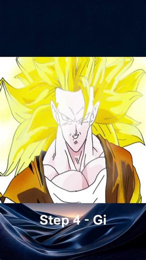 How to Draw Goku SSJ3 | Anime Drawing Tutorial #shorts