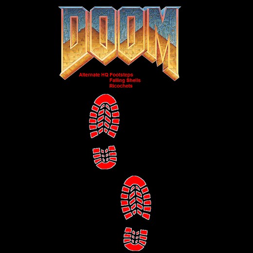 Alternate HQ Footsteps, Falling Shells, Ricochets addon - Brutal Doom mod for Doom