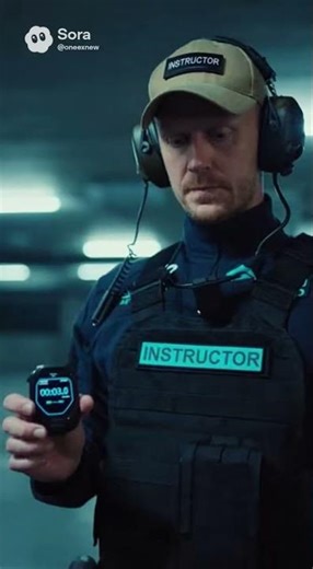 Tactical training simulation: OneEx security team conducting robbery response drill in parking gara"