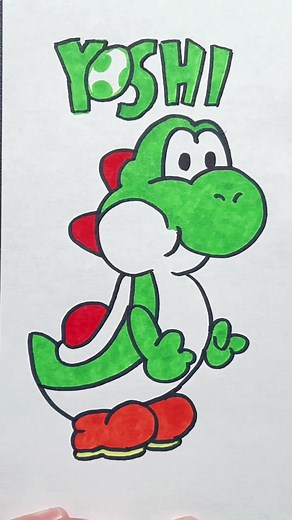 Learn How to Easily Draw Yoshi with These Simple Drawing Tutorials!