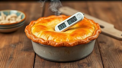 what temperature should a meat pie be when cooked? - Test Food Kitchen