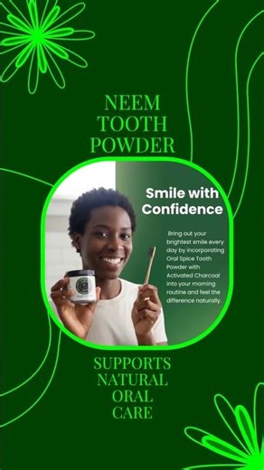 Neem tooth powder