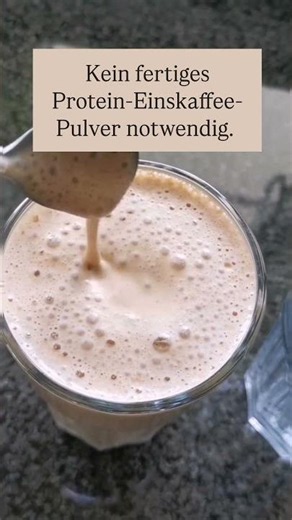Selbstgemachter Protein-Eiskaffee, ganz ohne Eiskaffee- Proteinpulver