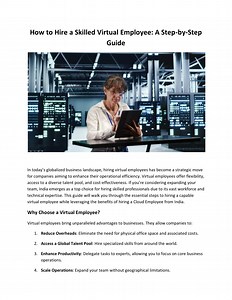 How to Hire a Skilled Virtual Employee: A Step-by-Step Guide - SlideServe