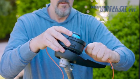 SHAKESPEARE 0.095" x 50' All Purpose String Trimmer Line - Orange, Gear-Shaped (1 Count)