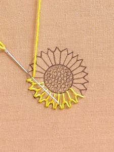 13K views · 870 reactions | 3D Mirror Work Latest Basic stitches round design hand embroidery tutorial step by step | Basic Embroidery ABC | Facebook