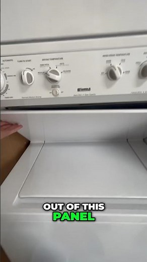 How to clean double stack washer and dryer #dryerventcleaning #dryervent