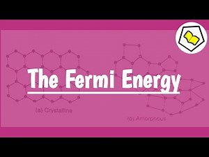 The Fermi Energy | Free electron theory of metals.