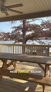 Did you know there’s a beautiful lake just outside the Triangle and Triad?! 🤩🤯😍 (AD) 🏊‍♀️ We checked out some of the properties with @hycostays and can confirm that #lakelife is all year round. Here are the deets: 🏠 @hycostays has 8 properties ranging in size for all groups 💕 each property has a hot tub and easy pontoon boat rental 🐠 it is an hour from the Triangle, Triad, or Danville, VA. The owner of @hycostays, @jeremywerden grew up coming to Hyco Lake and wanted to recreate those chil
