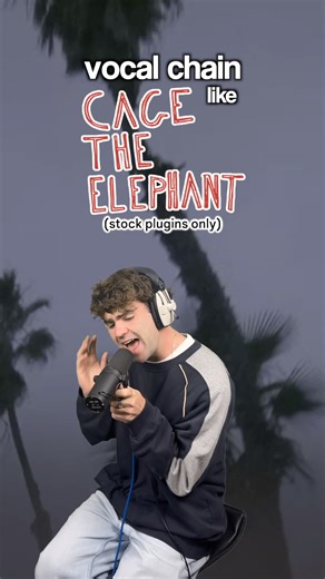Cage The Elephant Vocal Chain (Logic Pro plugins only) #vocals #producer #logicprox
