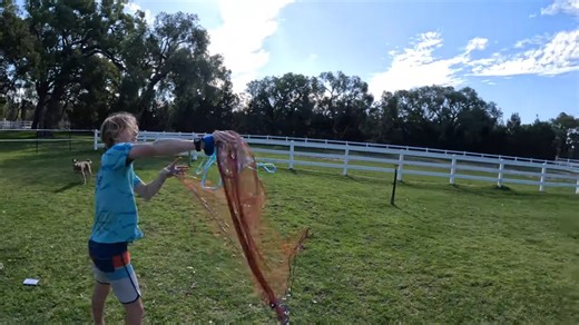 I tried throwing a cast net for the first time