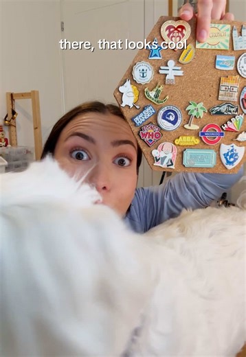 Presenting our personal pin collection! Which is your favourite? 🤔 #enamelpins #pins #art #artist #dog #dogsoftiktok #smallbusiness #travel #collection #fyp #foryoupage