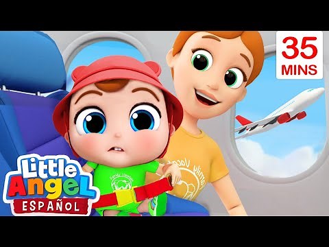 Primera Vez En Avión 🛫​ + Mas | Canciones Infantiles de Bebé Juan | Little Angel Español
