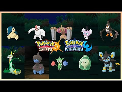 Pokemon Sun & Moon - All Island Scan Pokemon