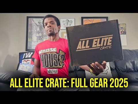 AEW All Elite Crate Full Gear 2025 Unboxing and Review