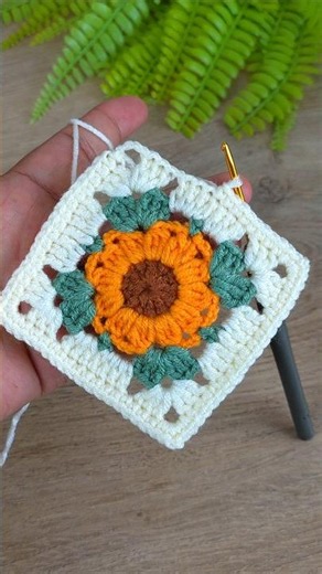 New Crochet Granny Square Motif | Step-by-Step Tutorial