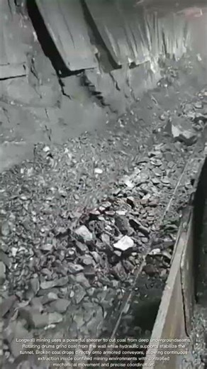 How coal is mined underground