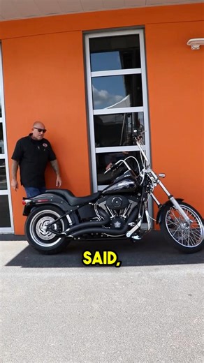 The Softail Night Train. One of the all time greats. | Bert's Black Widow Harley-Davidson