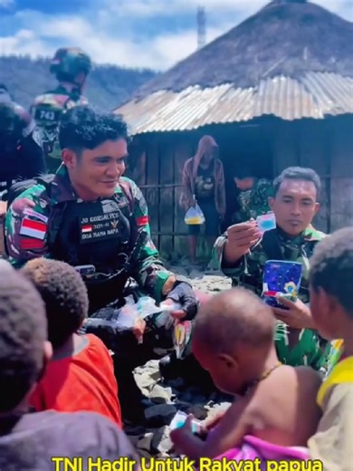 TNI hadir untuk Rakyat papua #fyppppppppppppppppppppppp #fypシ゚ #tni #tnihadiruntuknegeri