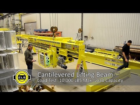 Cantilevered Lifting Beam 10,000 LBS Load Capacity