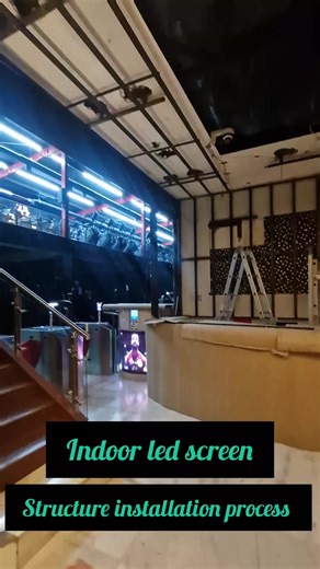 #creatorsearchinsights Reception Background & Ceiling Indoor LED Screen Structure Installation | Step-by-Step Process #indoorledscreen #reception #ledinstallation #ceilingledlight