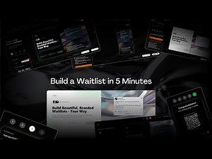 How to create a waitlist landing page in 5 Minutes (No Code), using customwaitlist.com