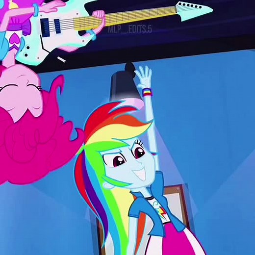 Colorful Rainbow Dash MLP Edit