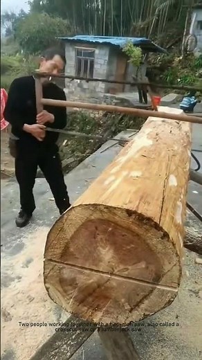 How to Use a Two-Man Saw | Traditional Woodworking