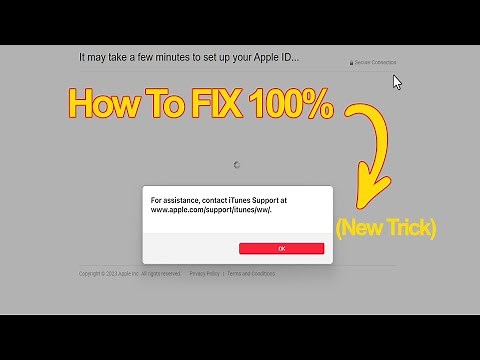 Fix For assistance, contact iTunes Support Apple ID Error