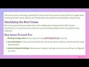 Resolving WCF Service Issues in C# .NET Framework 4.5.1 with WSHttpBinding