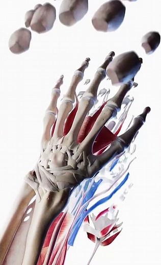 "Human Hand Anatomy | Bones, Joints, Tendons & Muscles" #humanbody #biology