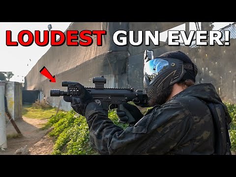 LOUDEST Airsoft GUN EVER MADE! Full Gameplay/War!