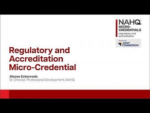 Micro-Credentials: Regulatory and Accreditation