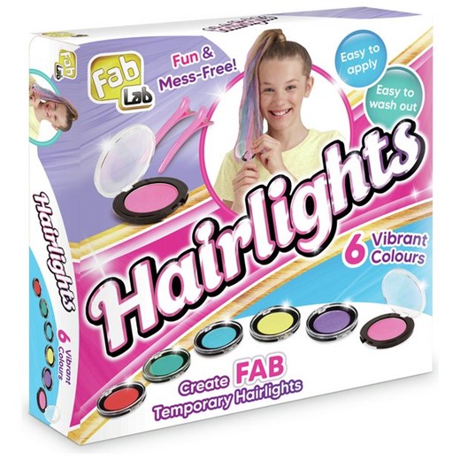 Buy FabLab Hairlights Kids Colour Hair Chalks Kit | Makeup and beauty toys | Argos