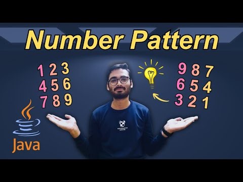 Number Pattern In Java || Reverse Number Pattern In Java || Number Pattern In Java Using For Loop