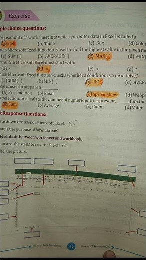 Computer science Grade 8 unit 2 MCQS NBF federal board