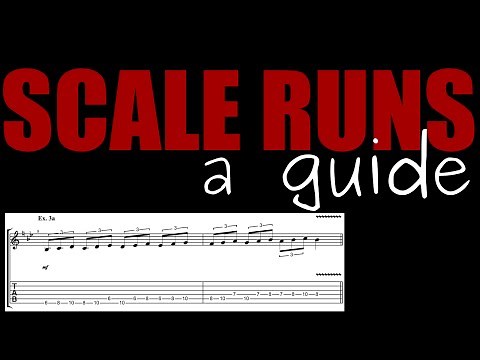 Scale Runs on Guitar