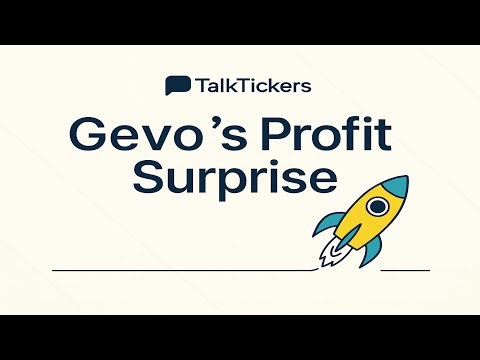 Gevo's Q2 Shock: From Losses to a 59% Stock Surge Explained