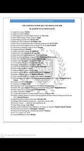 ESE General Paper by Qamar Ali | One Paper Preparation