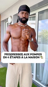 💪 Progresser aux pompes en 4 étapes à la maison 🏠🔥 Tu galères à faire des pompes ? Pas de panique, j’ai créé une méthode simple et progressive pour y arriver 👉 1️⃣ Pompes au mur 🧱 : place-toi face à un mur, mains dessus et fais tes répétitions tranquillement. Parfait pour débuter ! 2️⃣ Pompes avec relâchement au sol 🛏️ : descends poitrine au sol, relâche tes mains, puis repousse. Idéal pour apprendre la bonne amplitude. 3️⃣ Pompes sur les genoux 🙇 : continue le travail de force sans le po