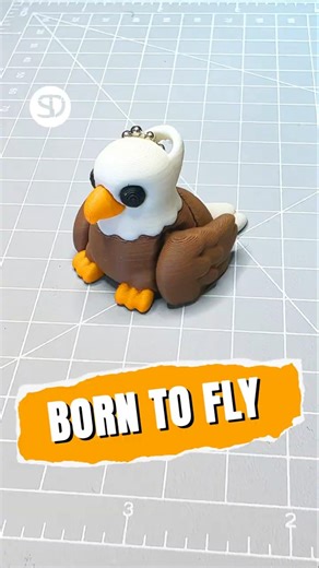 This P2S combu 3D Printed Eagle is MAJESTIC! 🦅✨