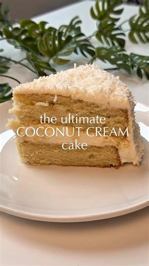 The Ultimate Coconut Cream Cake | Soft, Moist & Tastes Like a Tropical Dream