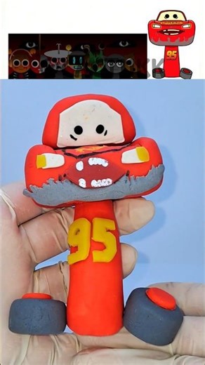 Sprunki 🎵 I Made Lightning Mcqueen 🚙 Phase 2 👹 With Clay 🔴 #sprunki 🎶