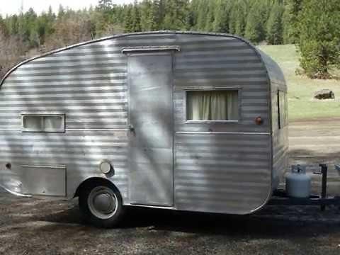 1958 15' Leisurehome "Canned Ham" Travel Trailer