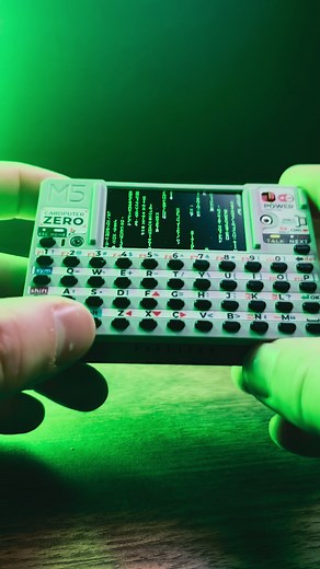 The new CardputerZero is a full blown Linux computer that actually fits in your pocket @M5Stack #m5stack #cardputer #raspberrypizero #cyberdeck #ad