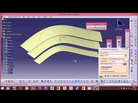 Offset Catia V5 Tutorial