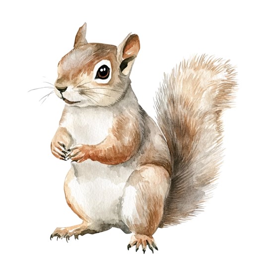 Squirrel Sticker Set 9 X 9 Cm Multipack Watercolor Car Stickers Woodland Animal Autumn Decoration Waterproof Vinyl Laptop Gift - Etsy